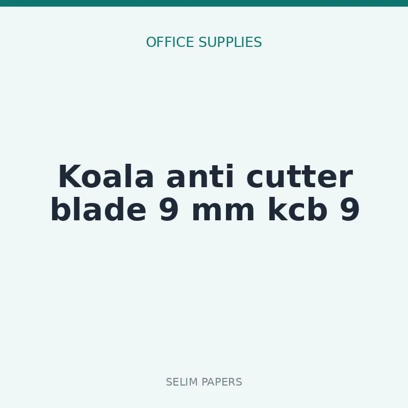 Koala anti cutter blade 9 mm kcb 9 - Image 1
