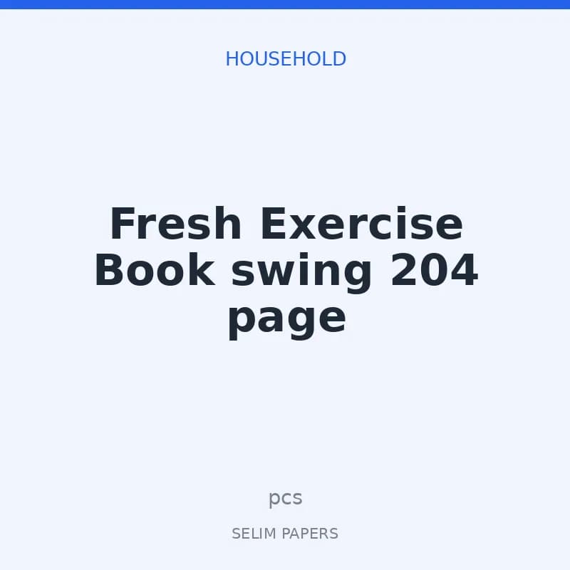 Fresh Exercise Book swing 204 page - Image 1