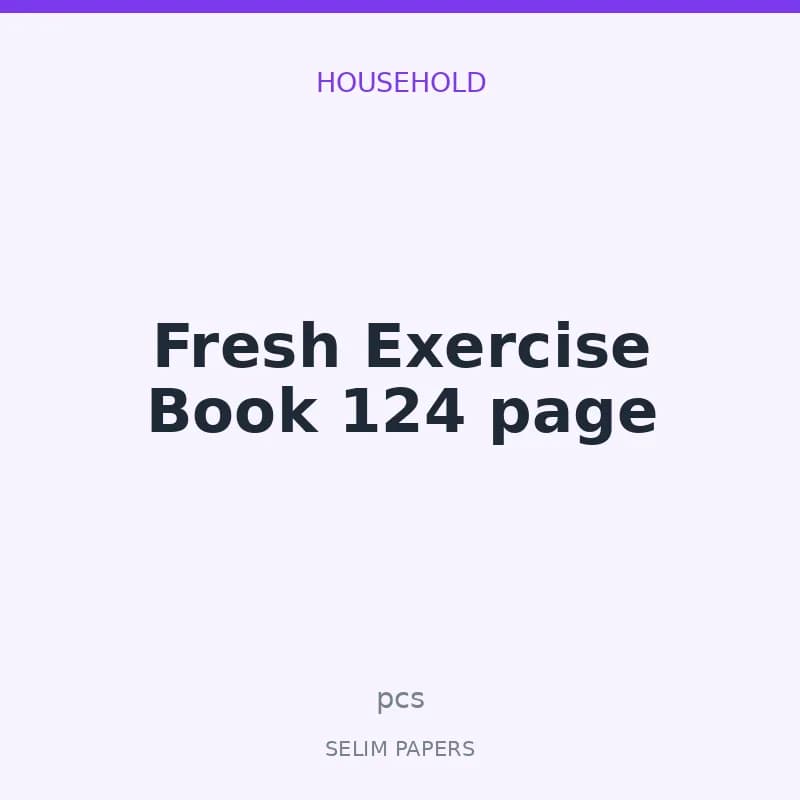 Fresh Exercise Book 124 page - Image 1