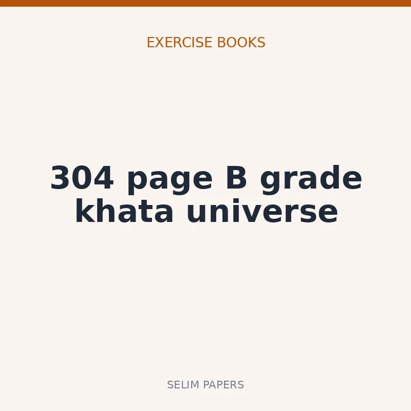 304 page B grade khata universe