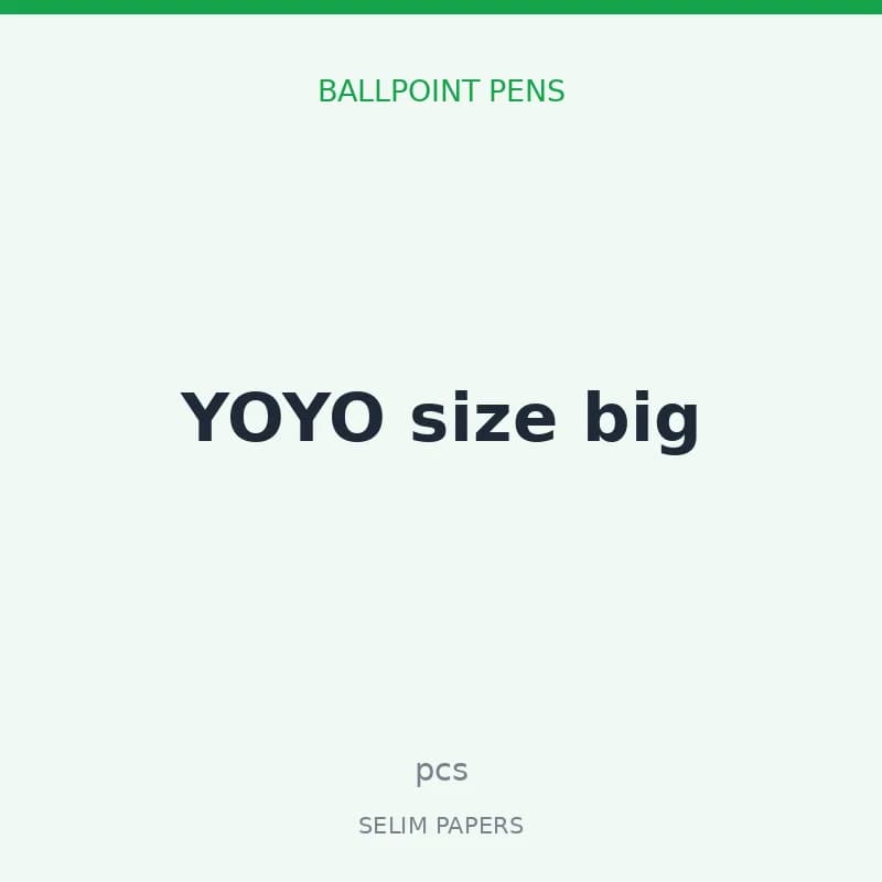 YOYO size big