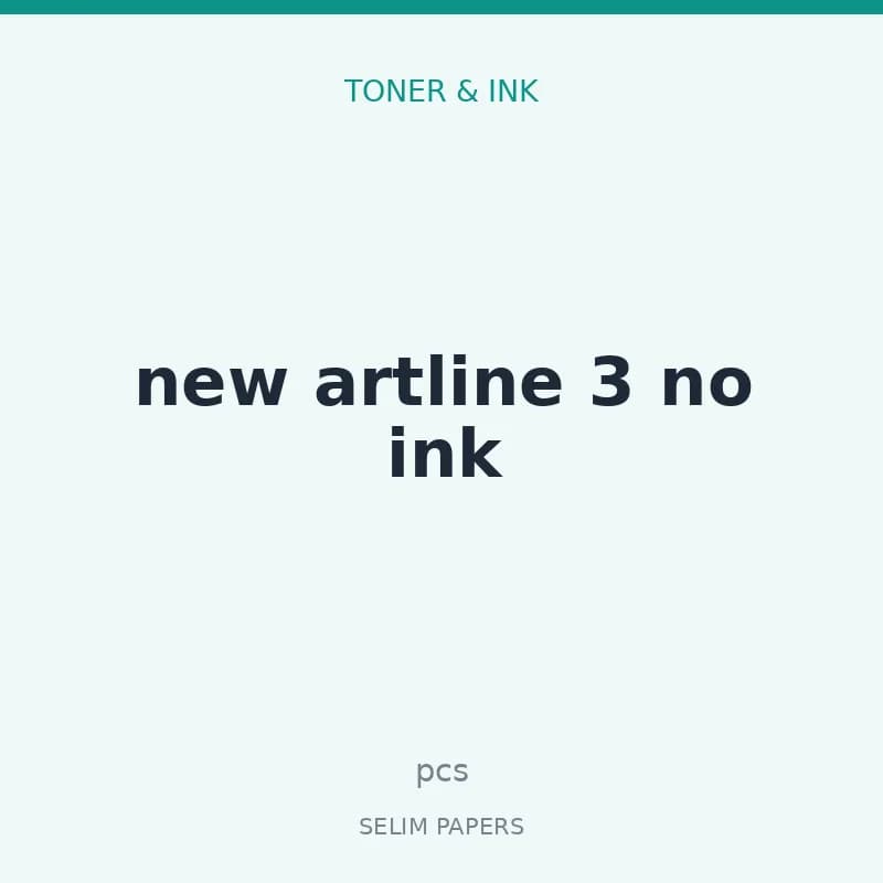 new artline 3 no ink