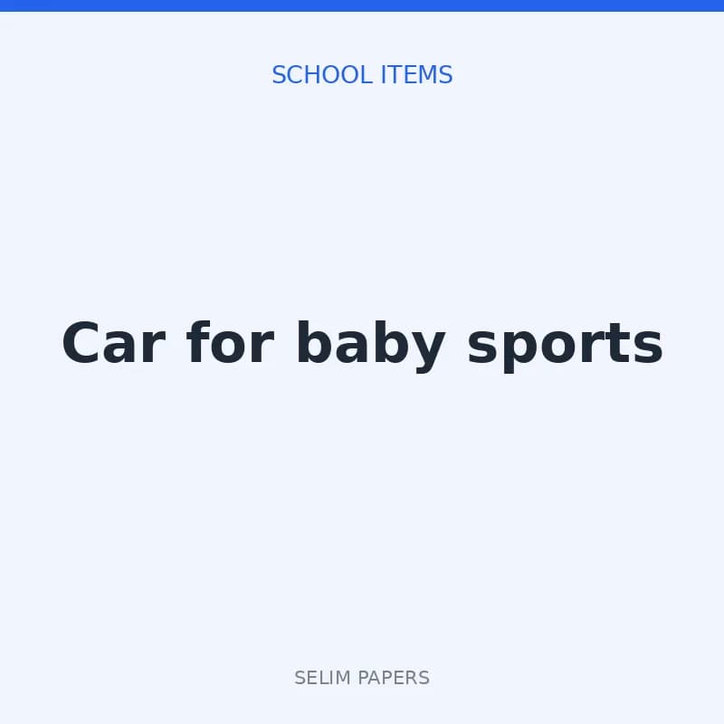 Car for baby sports - Image 1