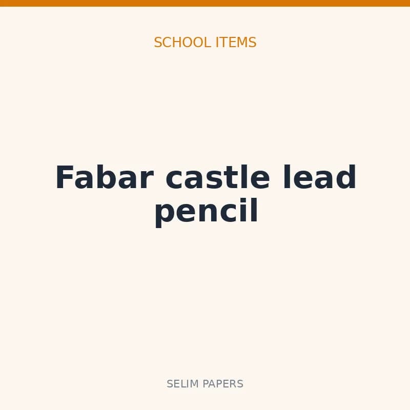 Fabar castle lead pencil - Image 1