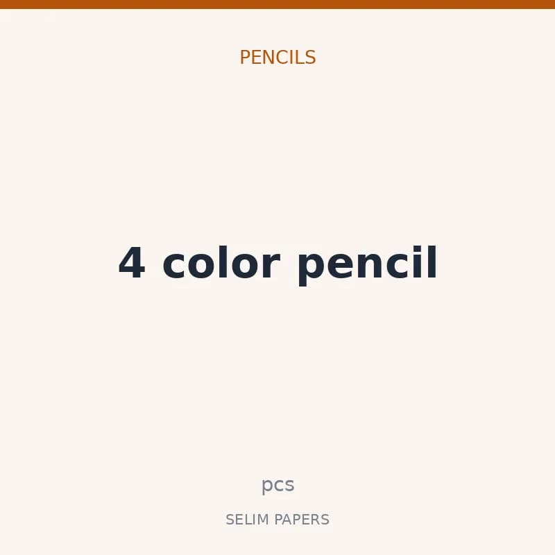 4 color pencil - Image 1