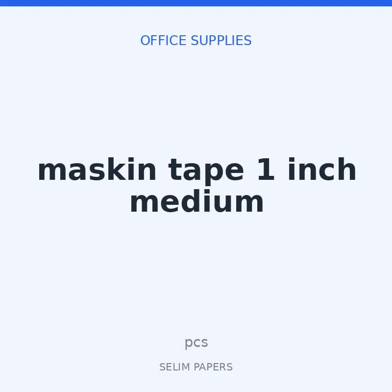 maskin tape 1 inch medium - Image 1