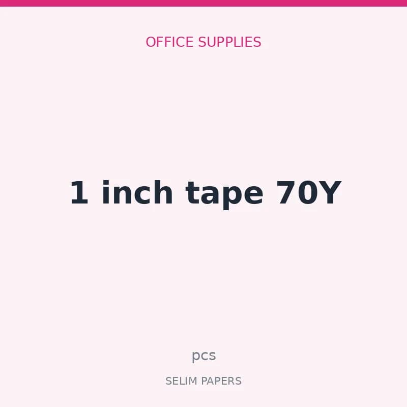 1 inch tape 70Y - Image 1