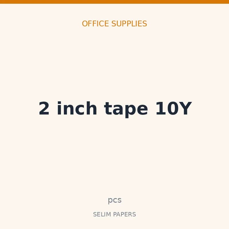 2 inch tape 10Y - Image 1