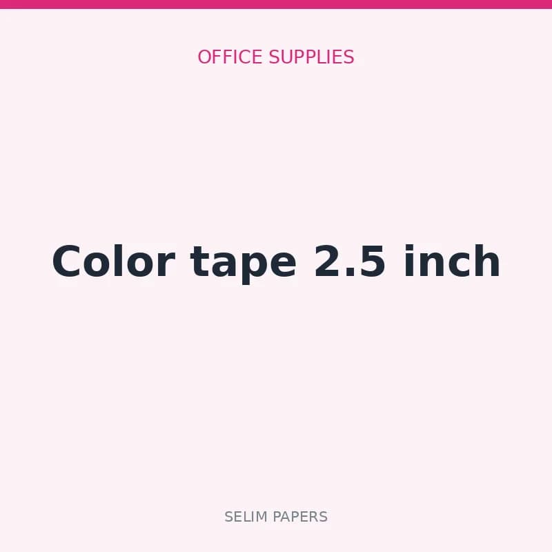 Color tape 2.5 inch - Image 1