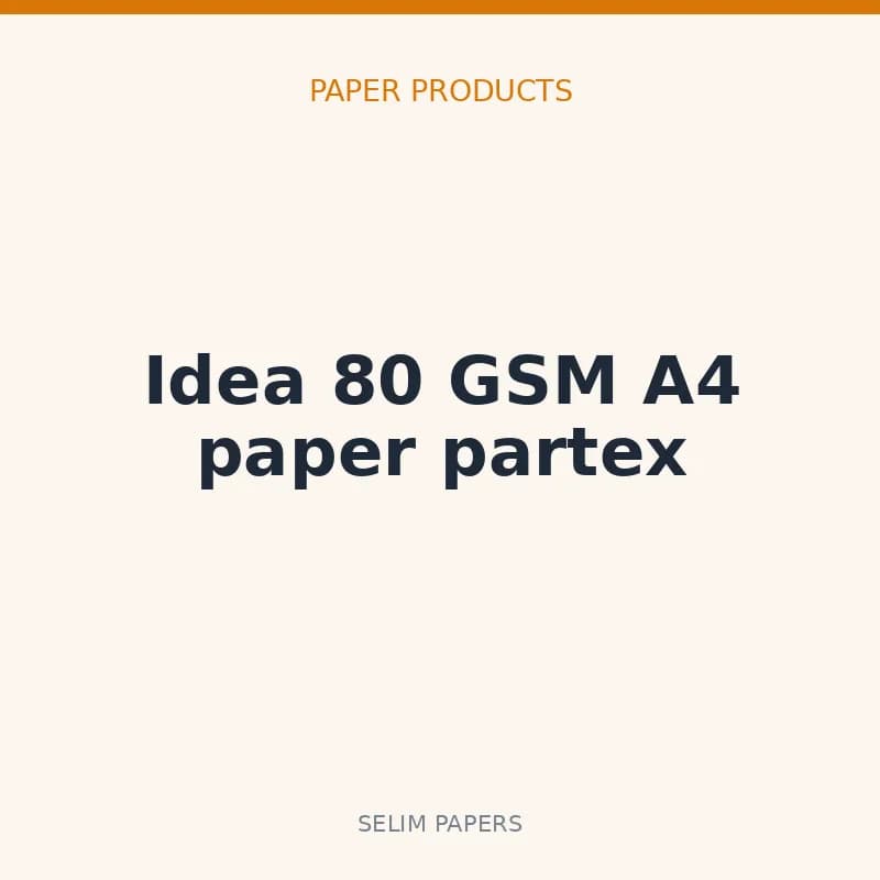 Idea 80 GSM A4 paper partex - Image 1