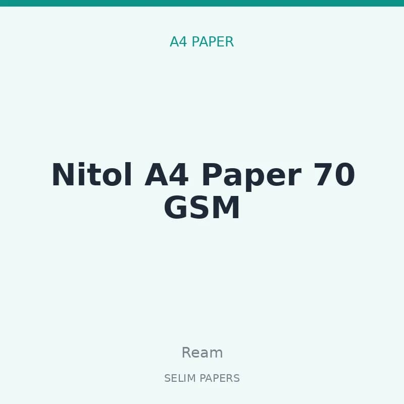 Nitol A4 Paper 70 GSM