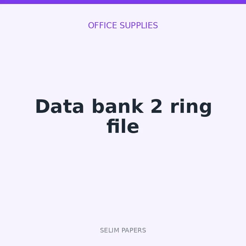 Data bank 2 ring file - Image 1