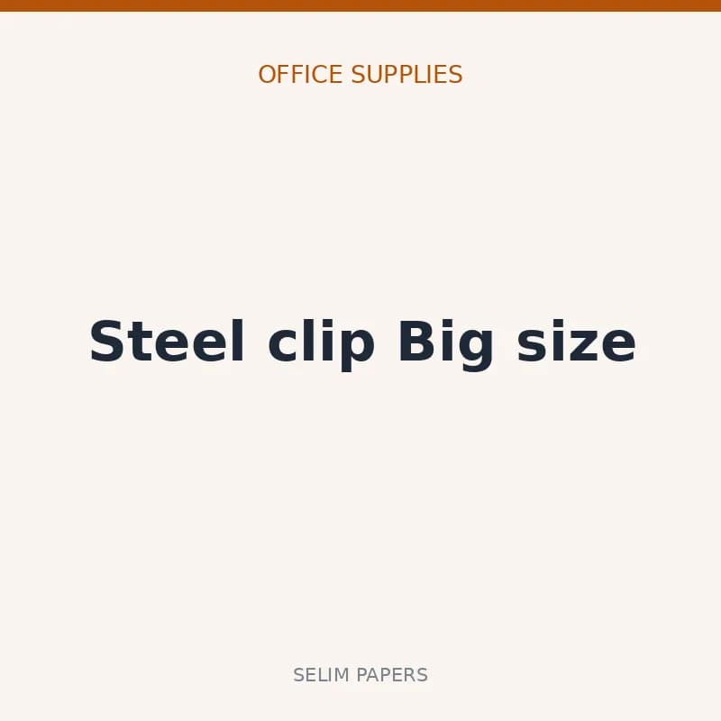 Steel clip Big size - Image 1