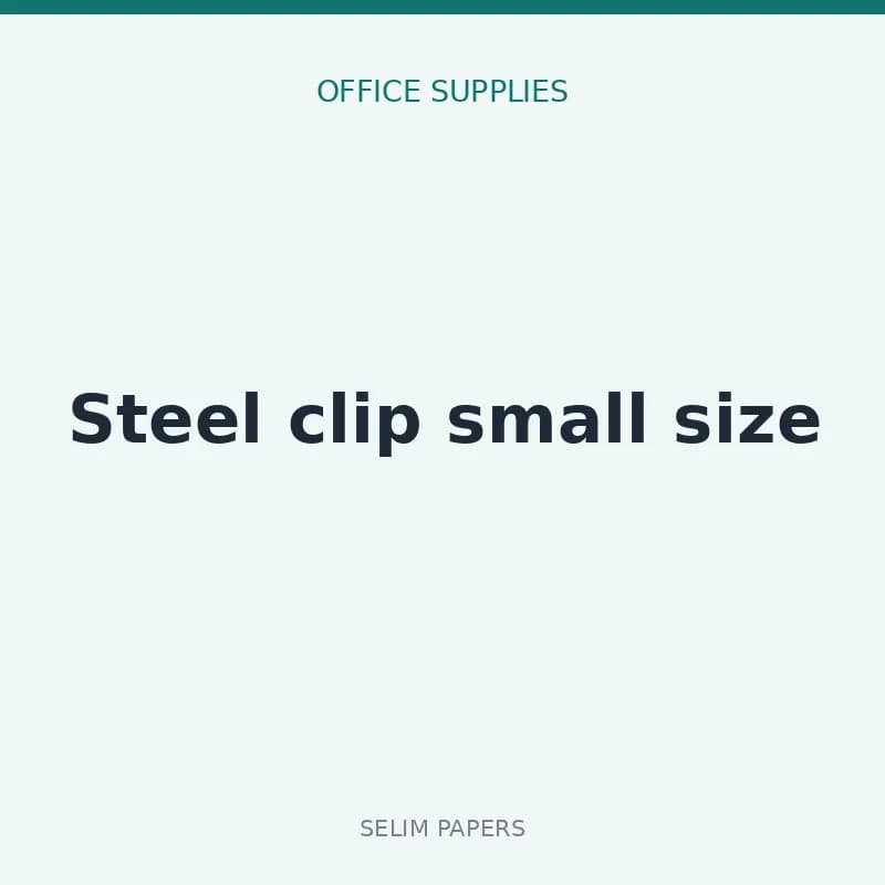 Steel clip small size - Image 1
