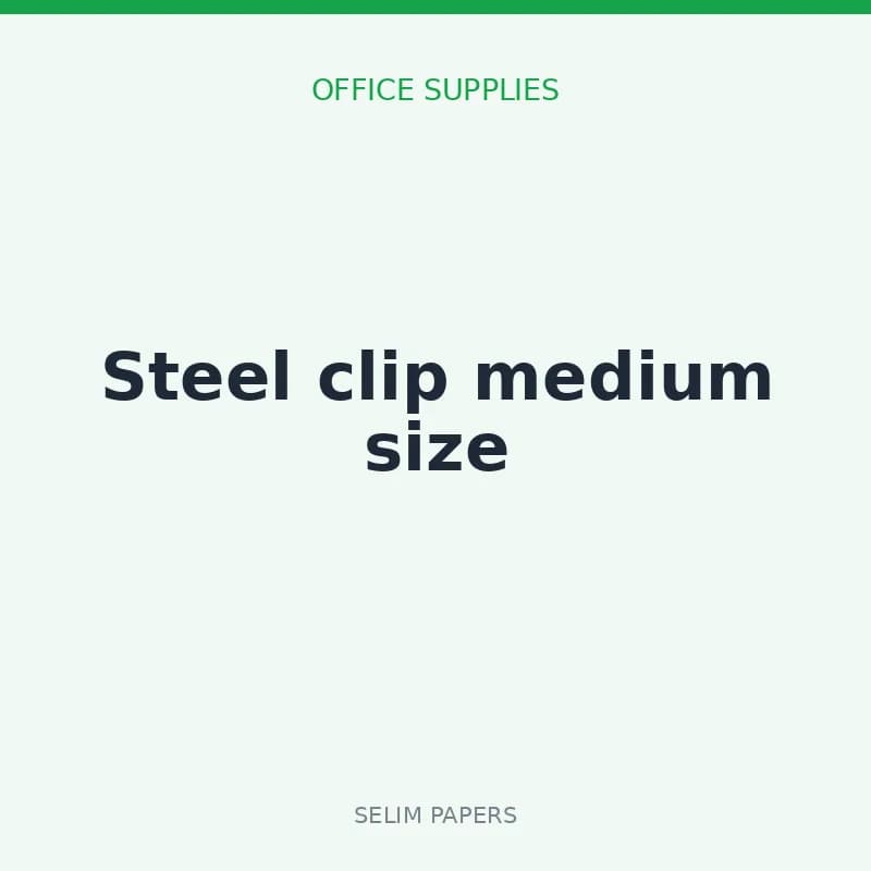 Steel clip medium size - Image 1