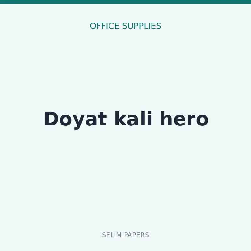 Doyat kali hero - Image 1