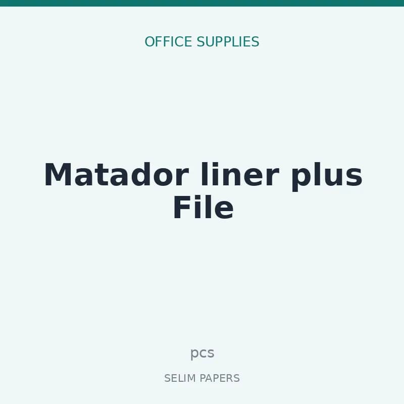 Matador liner plus File - Image 1
