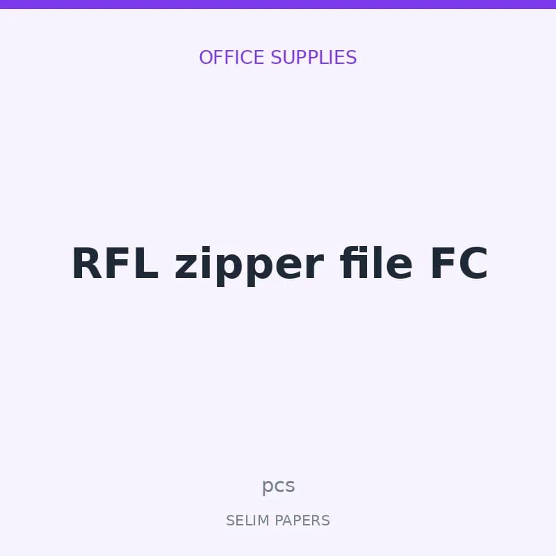 RFL zipper file FC - Image 1