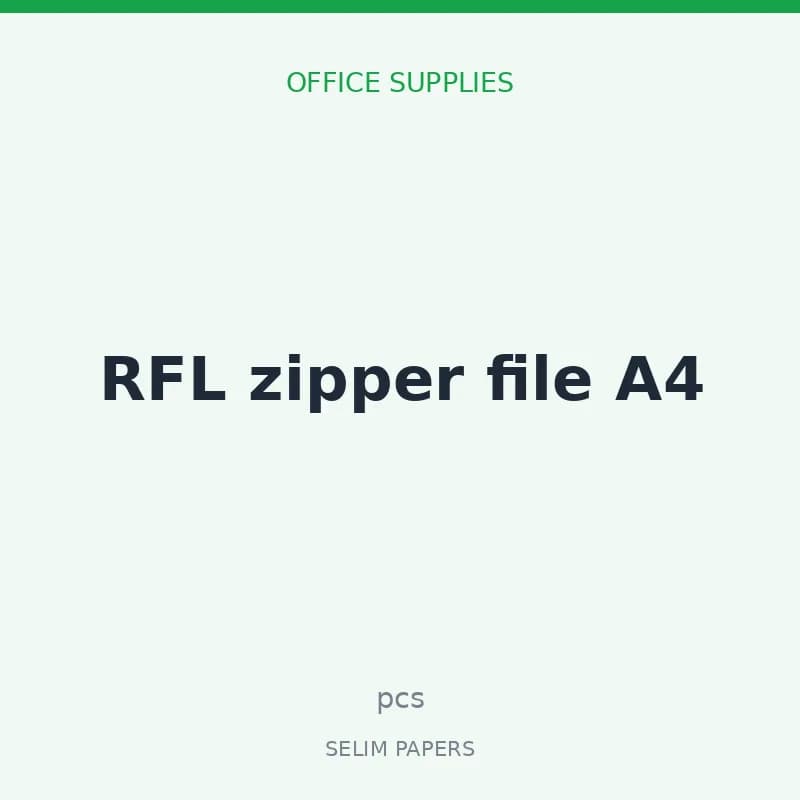 RFL zipper file A4 - Image 1