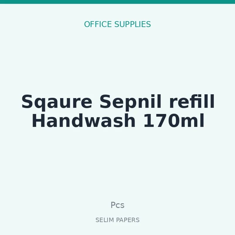 Sqaure Sepnil refill Handwash 170ml