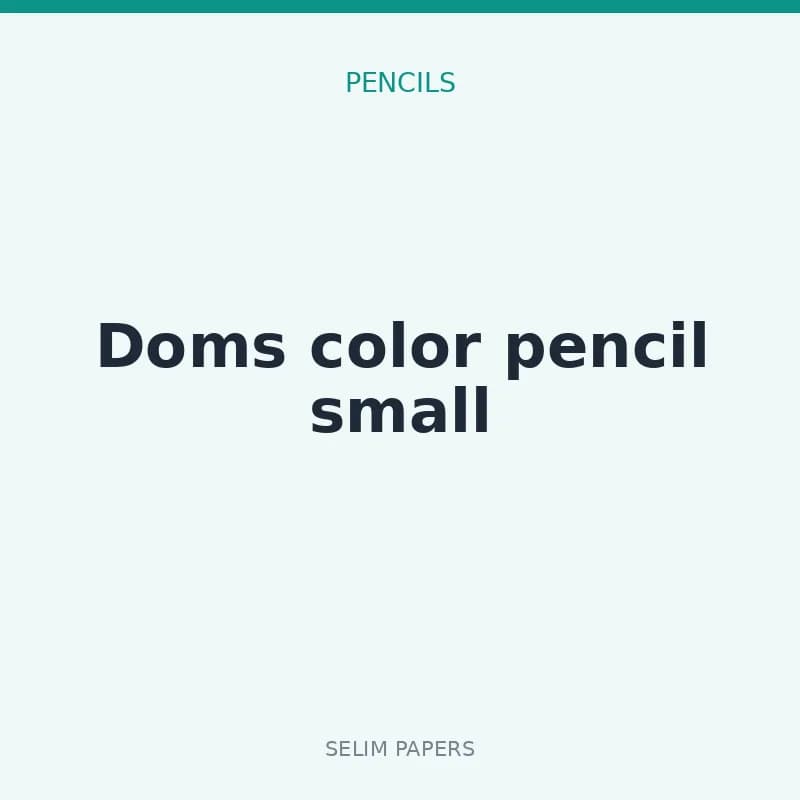 Doms color pencil small