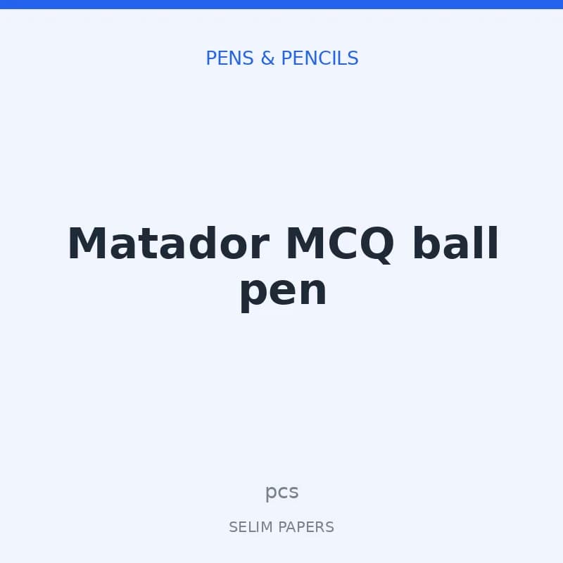 Matador MCQ ball pen