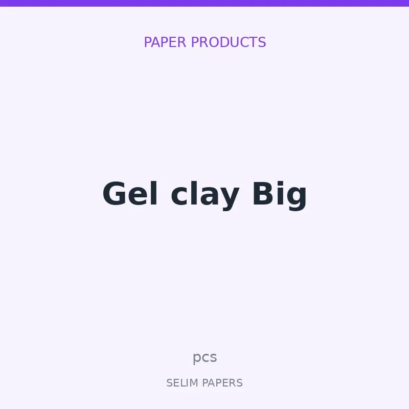 Gel clay Big - Image 1