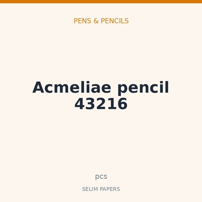 Acmeliae pencil 43216