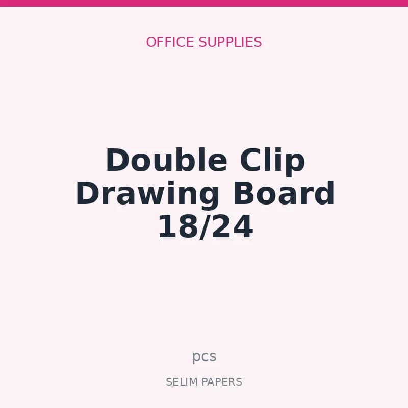 Double Clip Drawing Board 18/24 - Image 1