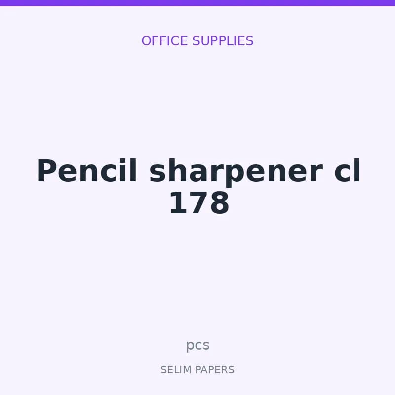 Pencil sharpener cl 178 - Image 1