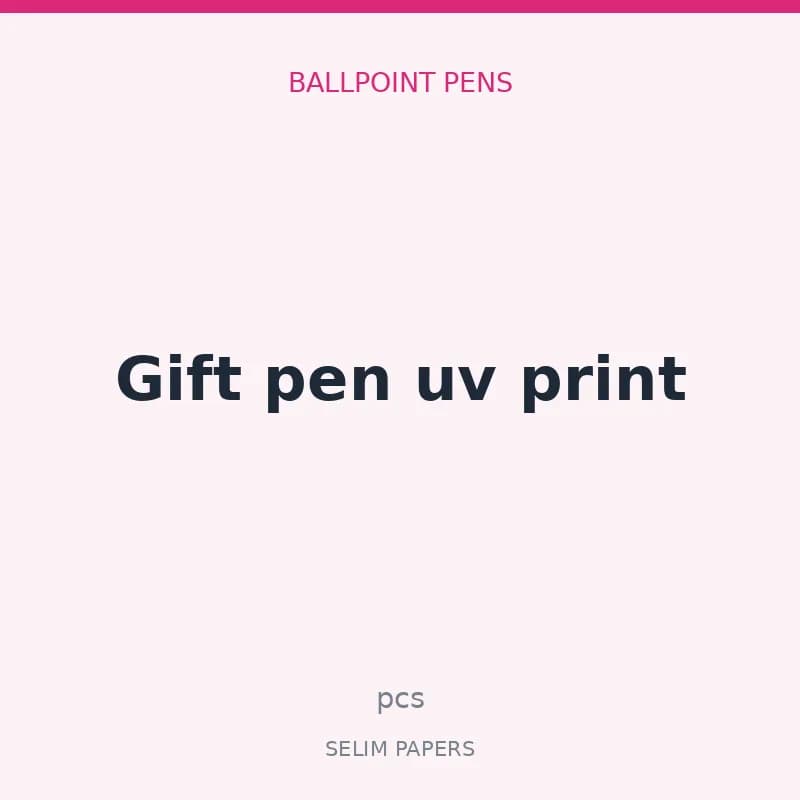 Gift pen uv print