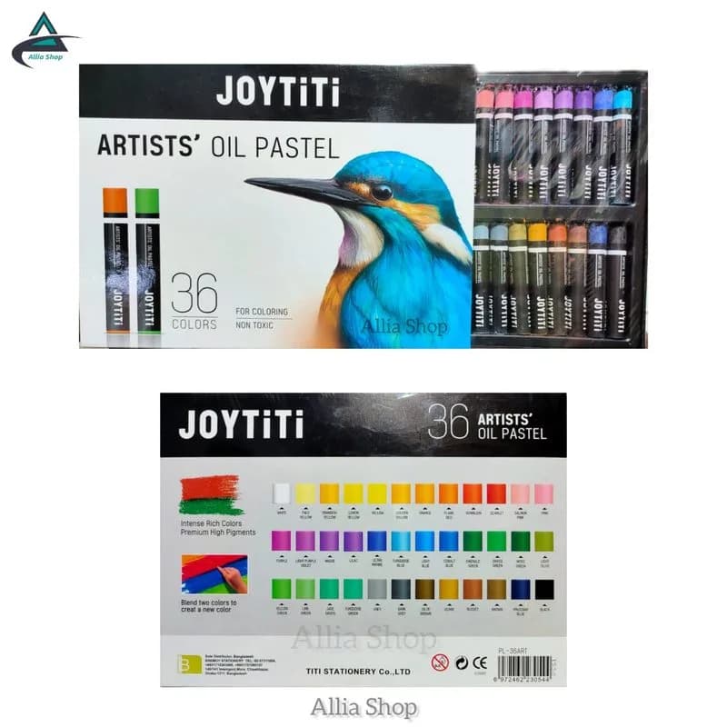 JoyTiTi 18 Color Oil Pastel - Image 1