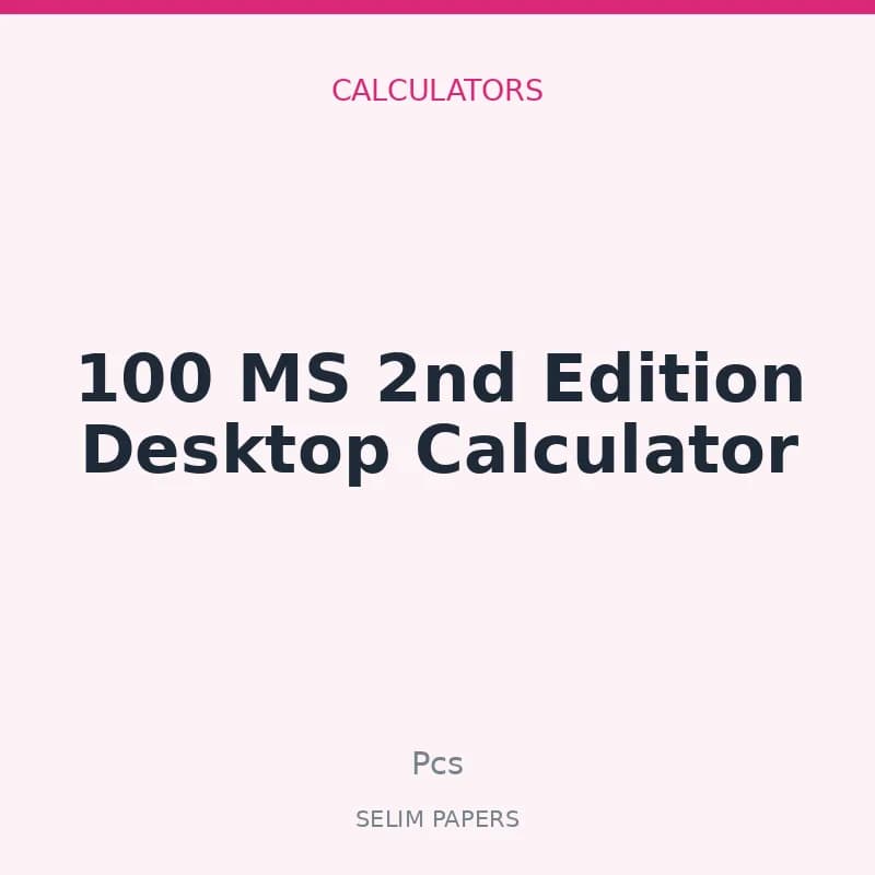 100 MS 2nd Edition Desktop Calculator - Image 1