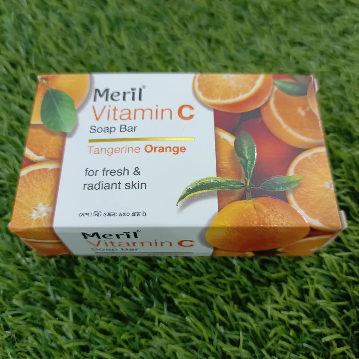 Meril vitamin c soap bar 150g Tangerine orange
