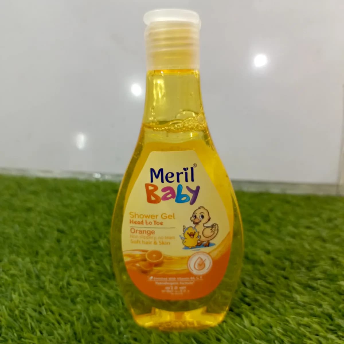 Meril baby shower gel 200 ml orange - Image 1