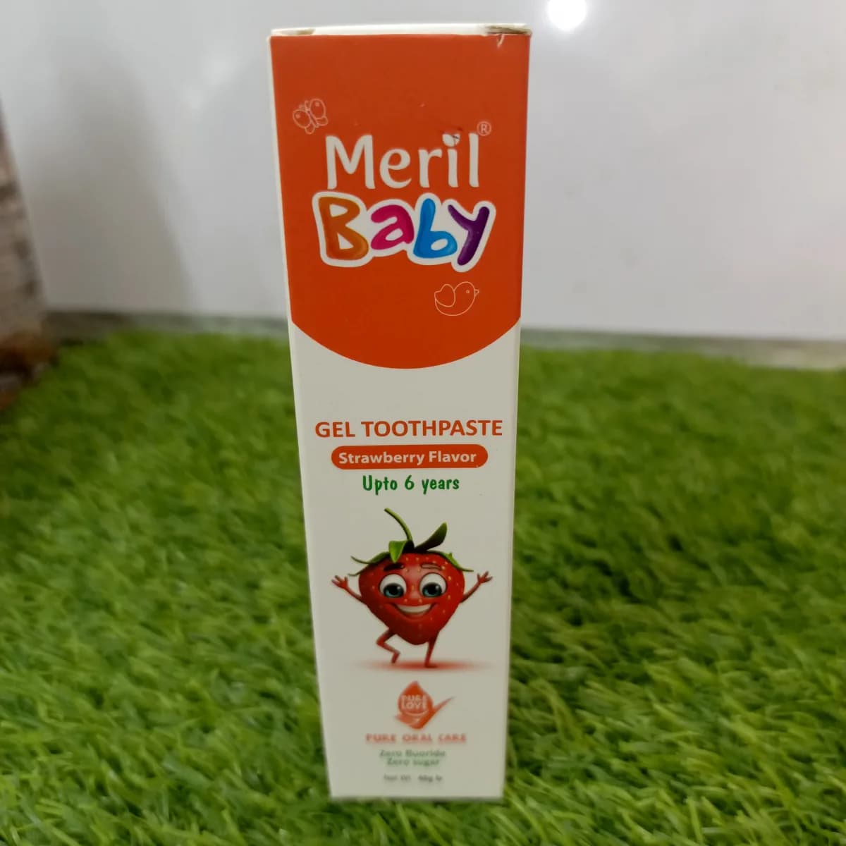 Meril baby gel toothpaste strawberry flavor