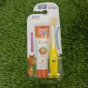 Meril baby gel toothpaste orange flavor with toothbrush thumbnail 1