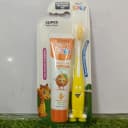 Meril baby gel toothpaste orange flavor with toothbrush thumbnail 2