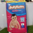 Supermom baby Diaper large 40 pcs  belt 9-14 kg thumbnail 1