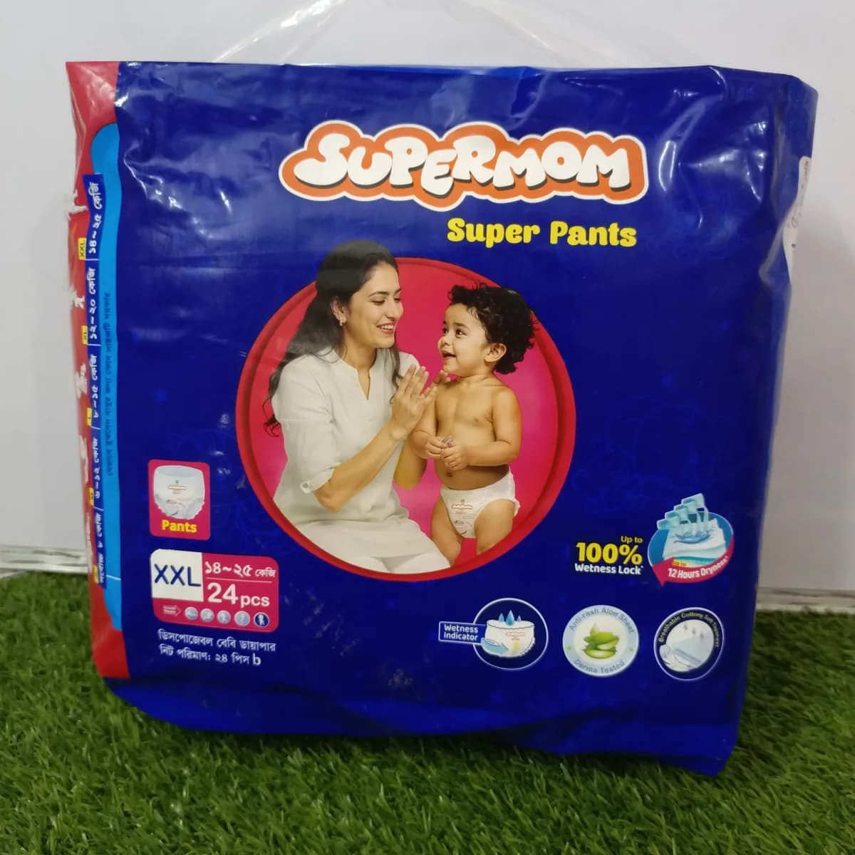 Supermom baby Diaper XXL 24 pcs belt 14-25 kg