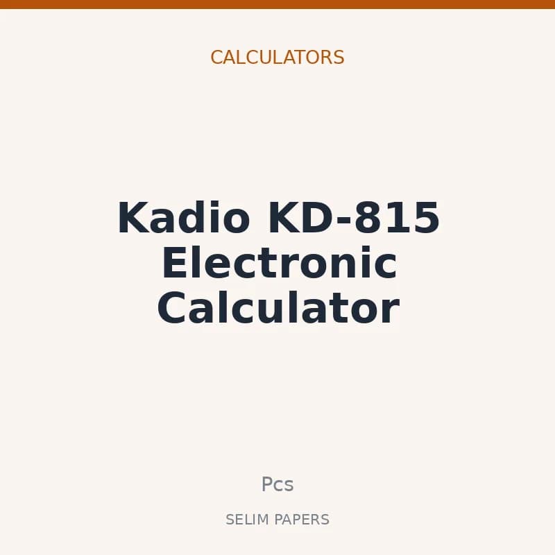 Kadio KD-815 Electronic Calculator - Image 1