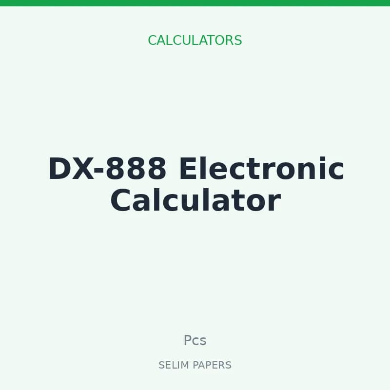 DX-888 Electronic Calculator - Image 1
