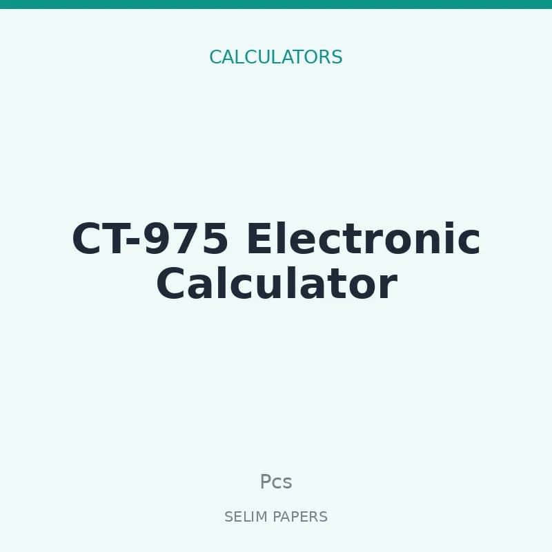 CT-975 Electronic Calculator - Image 1