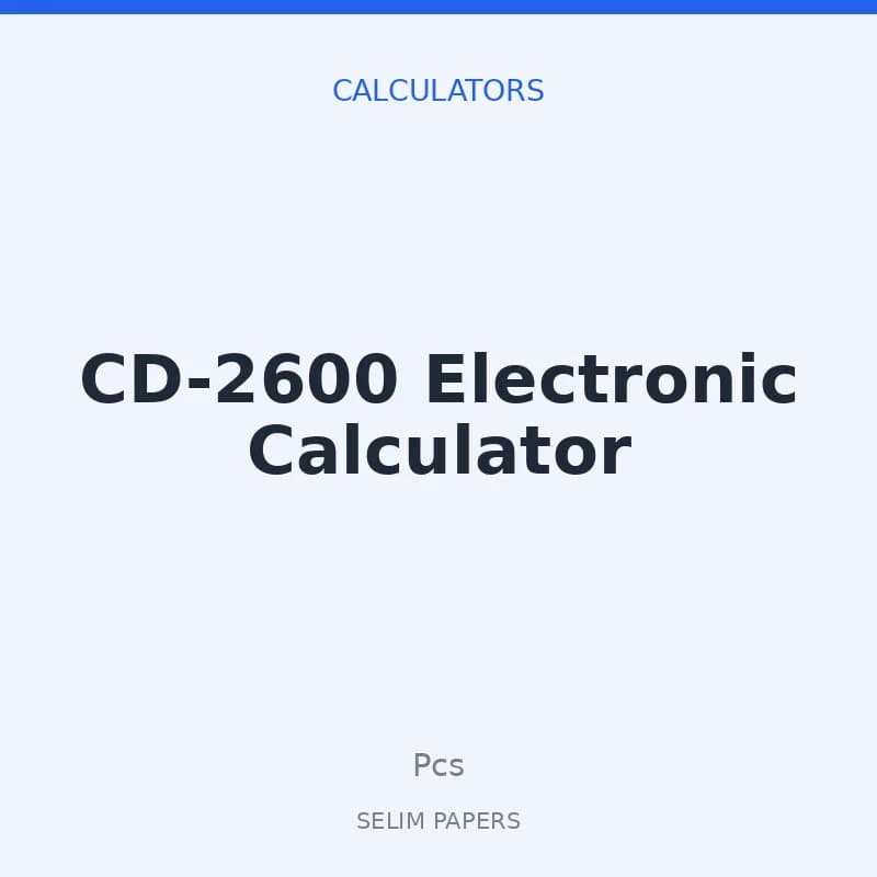 CD-2600 Electronic Calculator - Image 1