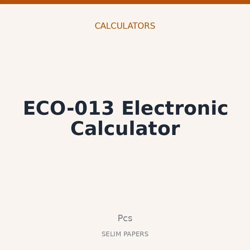 ECO-013 Electronic Calculator - Image 1