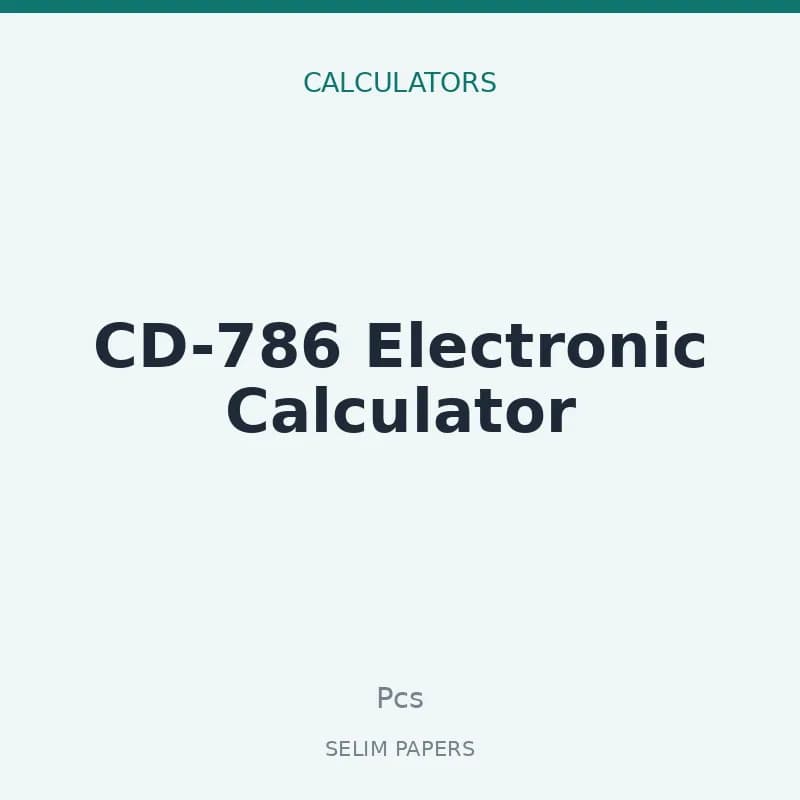 CD-786 Electronic Calculator - Image 1