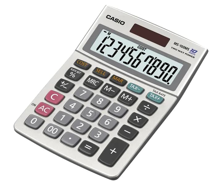 Casio MS-100 Original Desktop Calculator