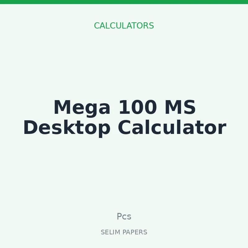 Mega 100 MS Desktop Calculator - Image 1