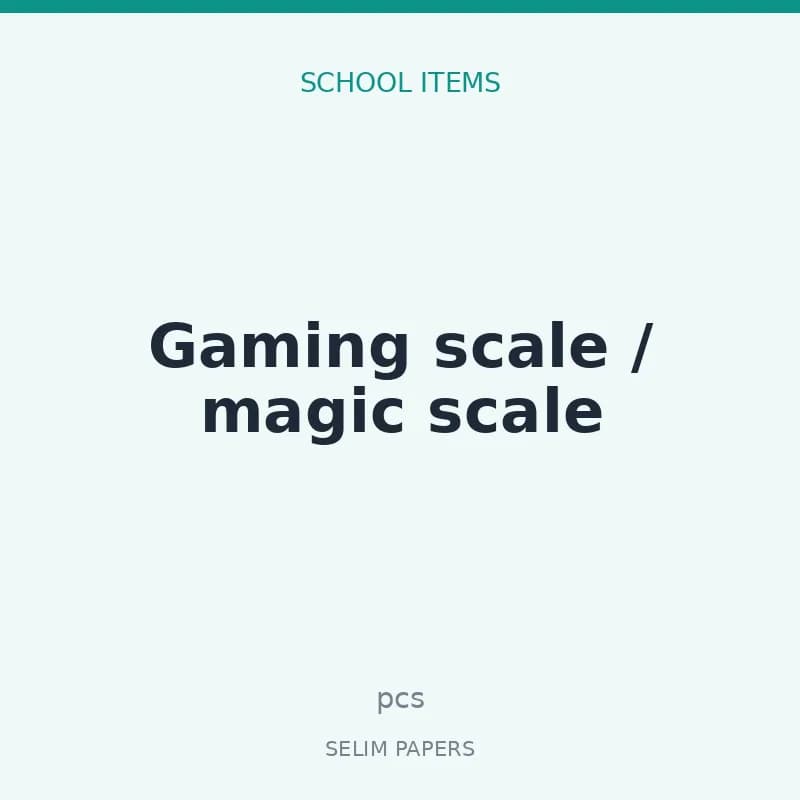 Game scale / magic scale - Image 1