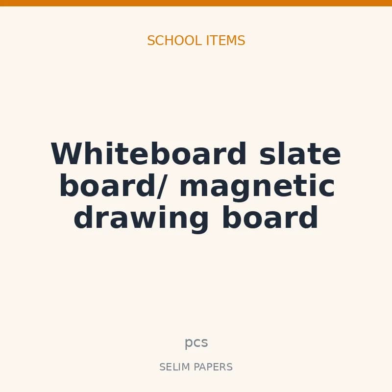 Whiteboard slate board/ magnetic drawing board - Image 1